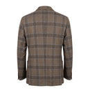 Brown Cotton Men Jacket