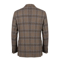 Brown Cotton Men Jacket