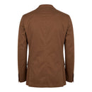 Brown Cotton Men's Jacket