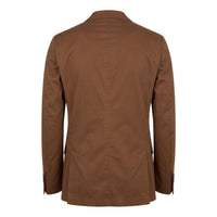 Brown Cotton Men's Jacket