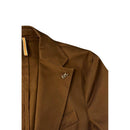 Brown Cotton Men's Jacket