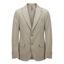 Beige Cotton Men's Jacket