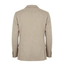 Beige Cotton Men's Jacket