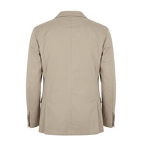 Beige Cotton Men's Jacket