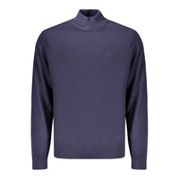 Blue Wool Men's Sweater