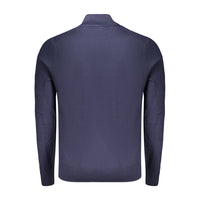Blue Wool Men's Sweater