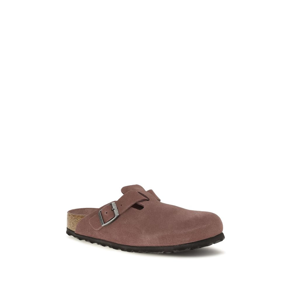 Bordeaux Suede Leather Mules