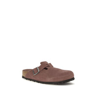 Bordeaux Suede Leather Mules