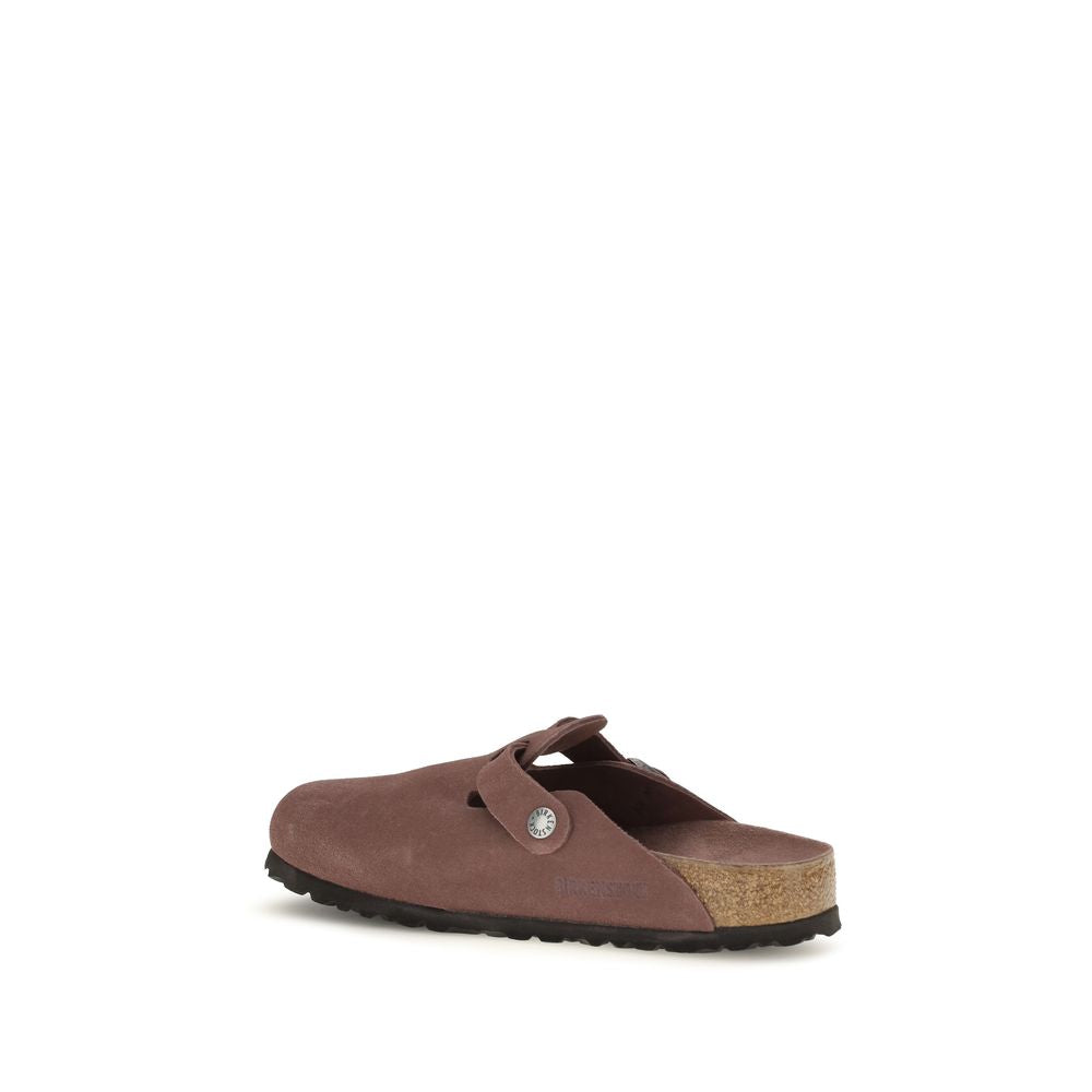 Bordeaux Suede Leather Mules