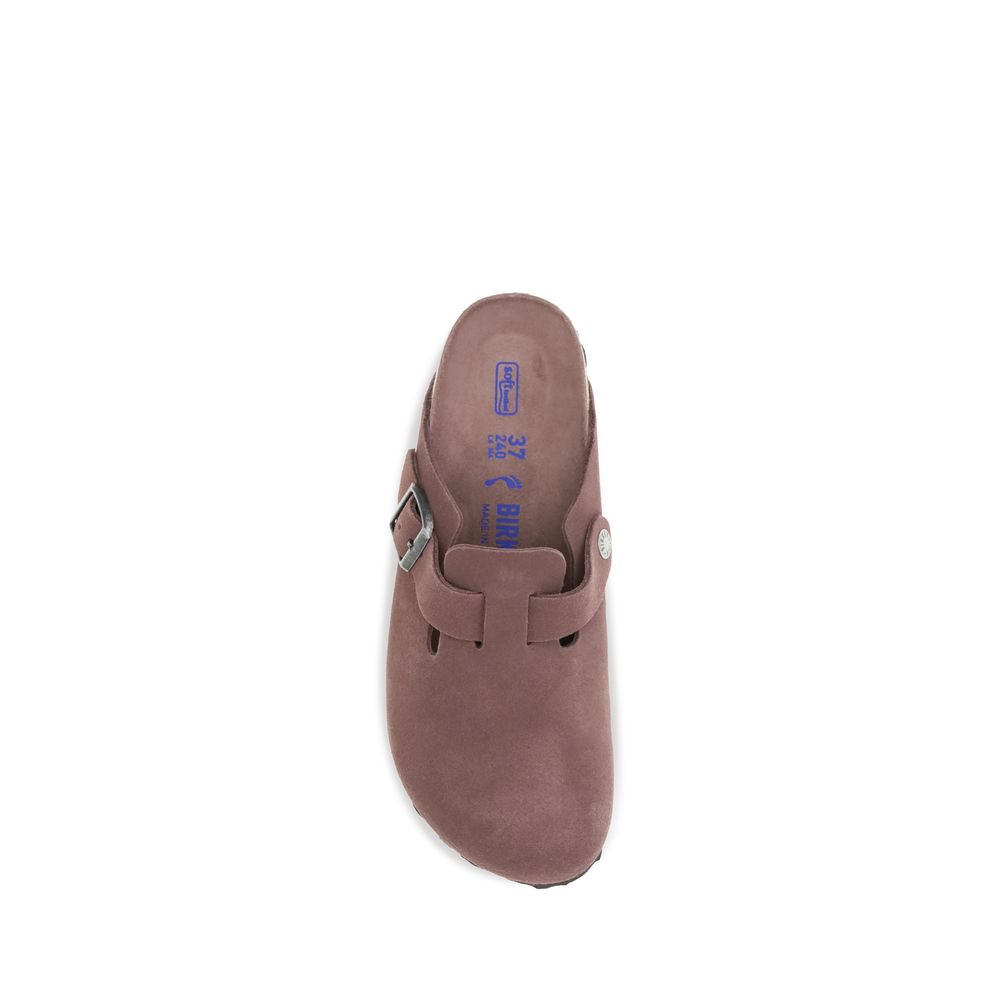 Bordeaux Suede Leather Mules