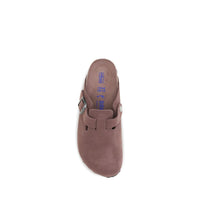 Bordeaux Suede Leather Mules