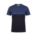 Blue Cotton Men T-Shirt
