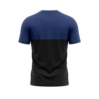 Blue Cotton Men T-Shirt