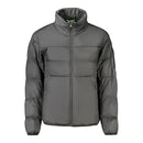 Black Polyester Men's Jacket