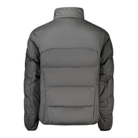 Black Polyester Men's Jacket