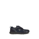 Blue Fabric Athletic Sneakers