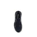 Blue Fabric Athletic Sneakers
