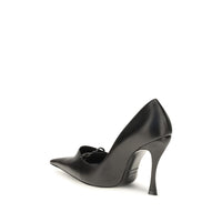 Black Lamb Ovis Aries High Heel Pumps