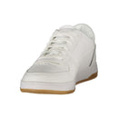 White Polyurethane Men's Sneaker