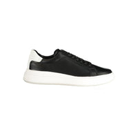 Black Leather Men's Sneaker