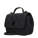 Black Fabric Handbag