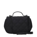 Black Fabric Handbag