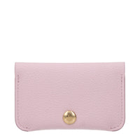 Pink Leather Cardholder