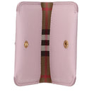 Pink Leather Cardholder