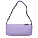 Purple Leather Shoulder Bag