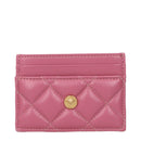 Pink Leather Cardholder