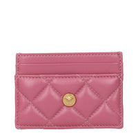 Pink Leather Cardholder