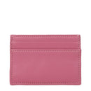 Pink Leather Cardholder