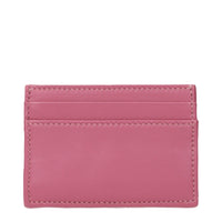 Pink Leather Cardholder