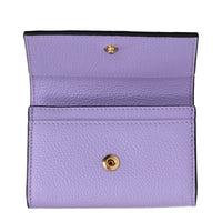 Purple Leather Wallet