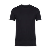 Black Cotton Men Sweater