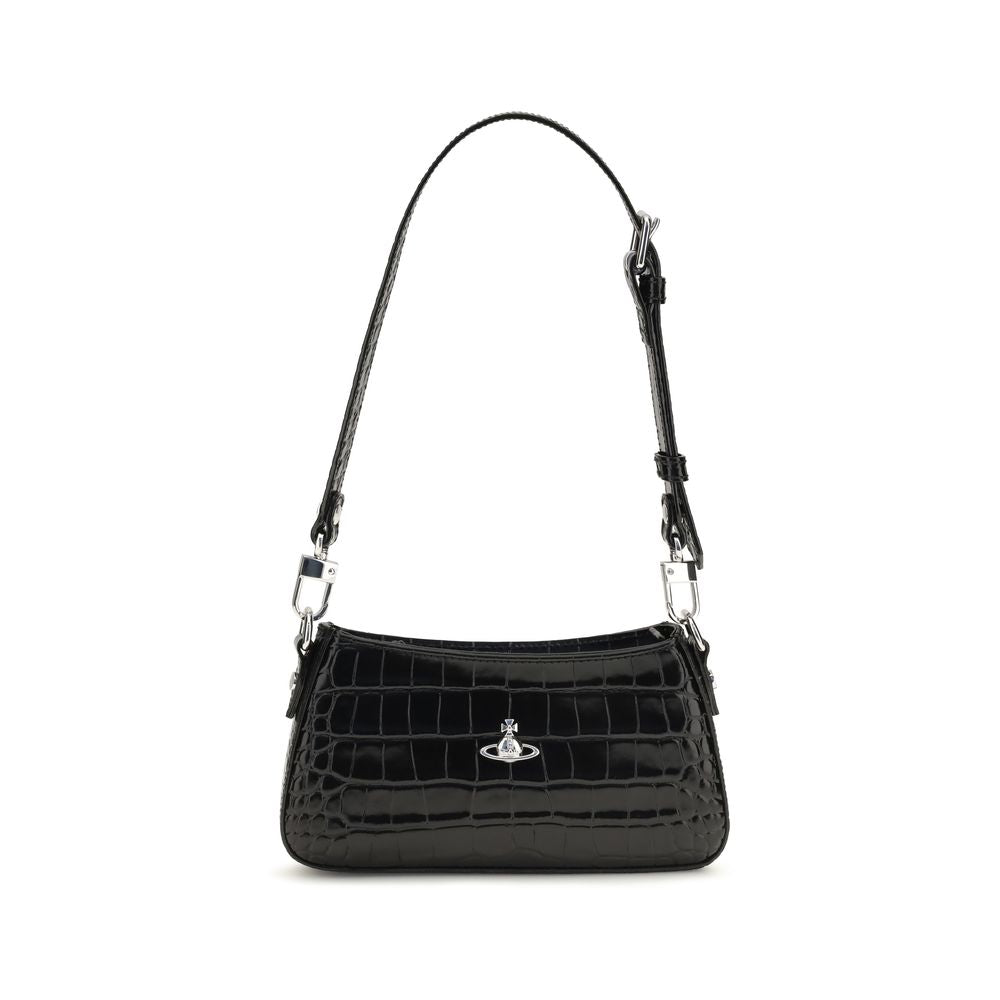 Black Calf Leather Bos Taurus Shoulder Bag