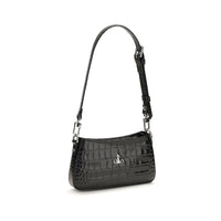 Black Calf Leather Bos Taurus Shoulder Bag