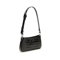 Black Calf Leather Bos Taurus Shoulder Bag