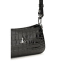 Black Calf Leather Bos Taurus Shoulder Bag