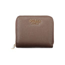 Brown Polyurethane Women's Wallet
