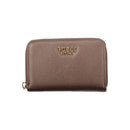 Brown Polyurethane Women's Wallet