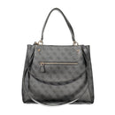 Black Polyurethane Women's Bag