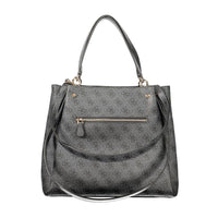 Black Polyurethane Women's Bag