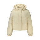 Cream Polyester Women's Jacket