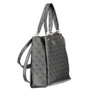 Black Polyurethane Women's Bag