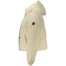 Cream Polyester Women's Jacket