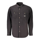 Black Cotton Men's Shirt