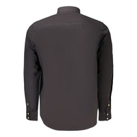 Black Cotton Men's Shirt