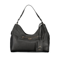 Black Polyurethane Women's Bag