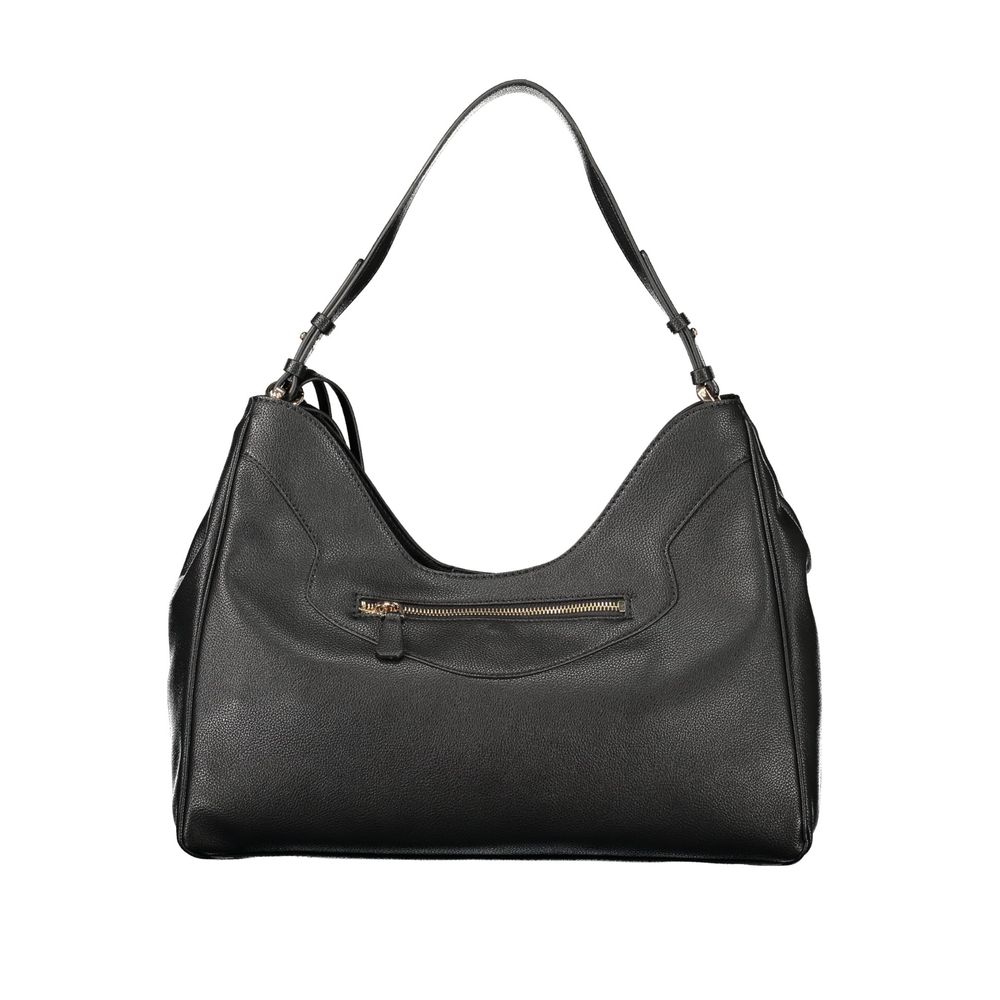 Black Polyurethane Women's Bag